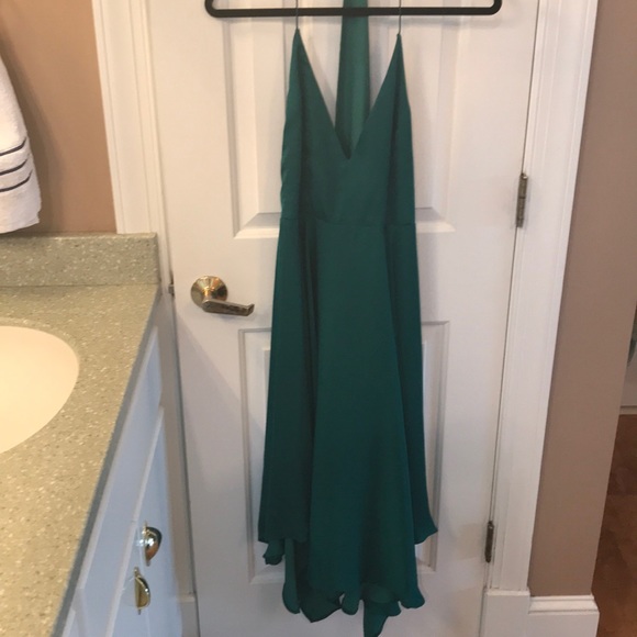 Kimchi Blue Dresses & Skirts - Kimchi Blue Vida Satin Handkerchief Midi Dress